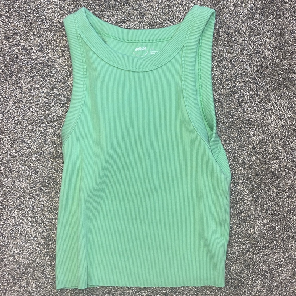 aerie free spirited ribbed tank top